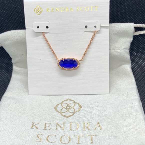 Kendra Scott Jewelry - New Kendra Scott Rose Gold Elisa In Cobalt